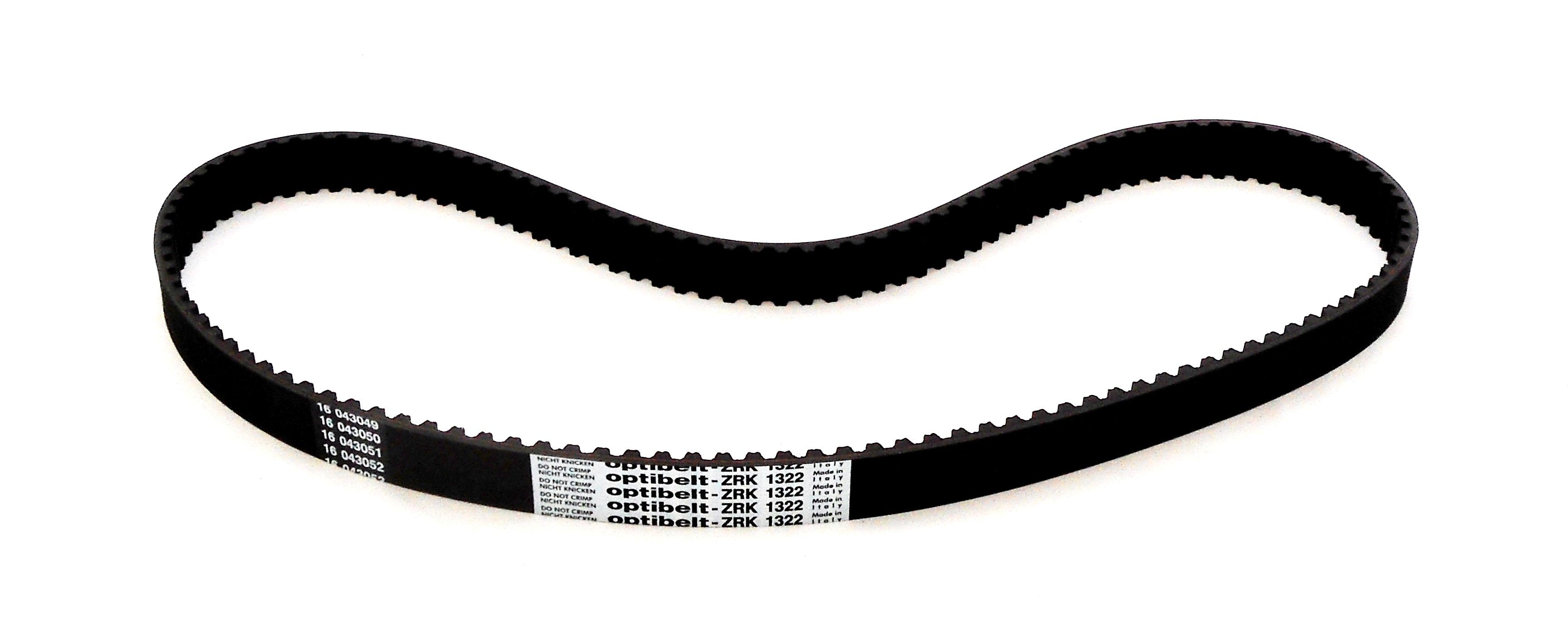 Optibelt Timing Belt ZRK1322 fits Fiat 500X 334_ 1.4 (334AXC1B